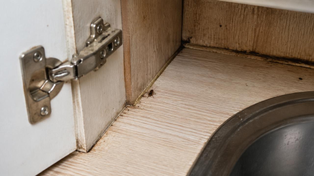 Behind and under kitchen appliances: warm all year and almost never cleaned