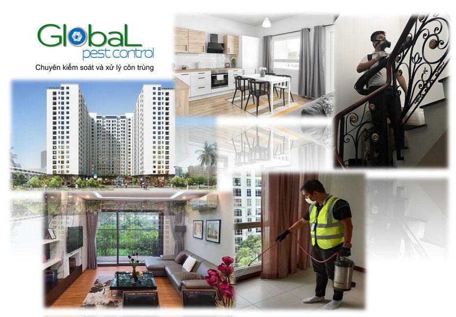 Pest control work inside apartments and apartment complexes